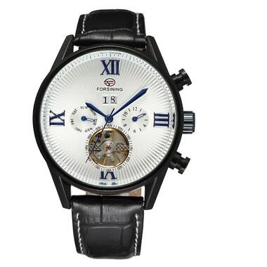Чоловічий наручний годинник Forsining 16556 (Чорний) фото №1