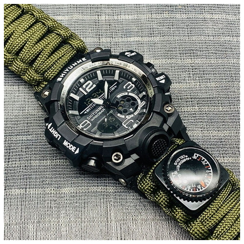 Чоловічий годинник Hemsut Military з компасом фото №1