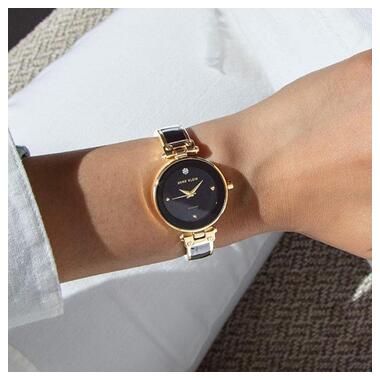 Жіночий годинник Anne Klein Genuine Diamond Dial Bangle Watch (AK/1980BKGB) фото №2