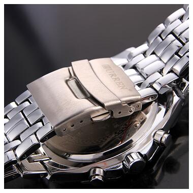 Чоловічий наручний годинник Curren 8084 (Сріблястий) фото №4