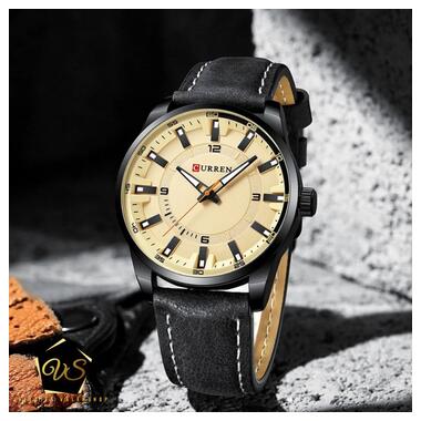 Чоловічий годинник Curren 8390 (Чорний) фото №5