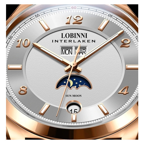 Чоловічий годинник Lobinni Premium фото №7