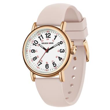 Жіночий наручний годинник GoldenHour Trend Pink (1518) фото №1