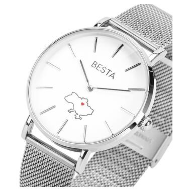 Жіночий наручний годинник Besta Love UA Silver фото №2