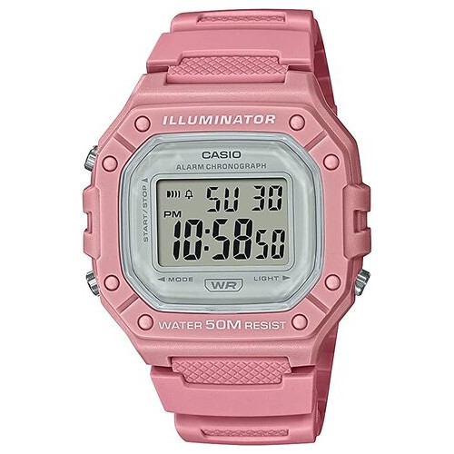 Часы Casio Digital Pink (W-218HC-4AV) фото №1