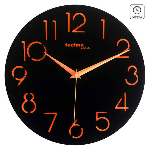 Настінний годинник Technoline WT7230 Black фото №2