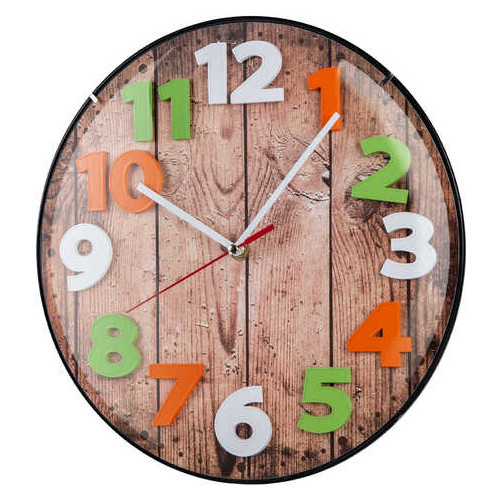 Настінний годинник Technoline WT7435 Wood Brown фото №2