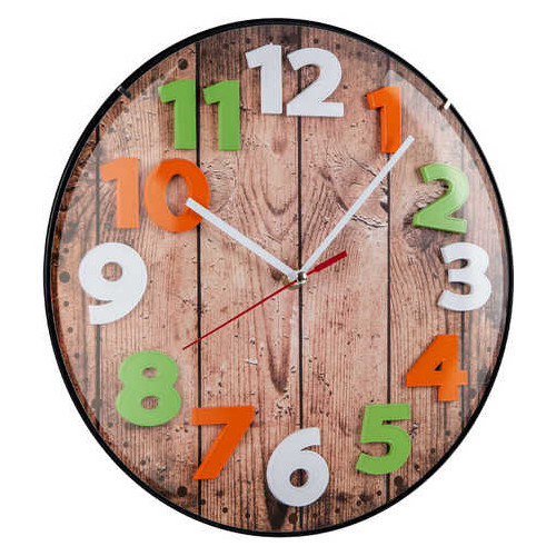 Настінний годинник Technoline WT7435 Wood Brown фото №3