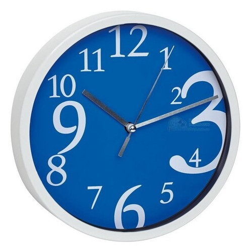 Настінний годинник TFA 200x35 мм Синій (60303406) фото №1