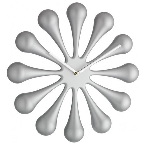 Настінний годинник TFA ASTRO, d345x52 мм, сріблястий (603008) фото №1