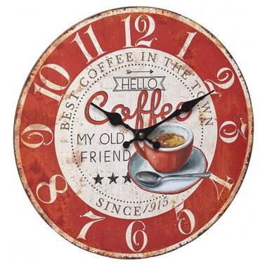 Настінний годинник TFA Vintage, дизайн Coffee, d337x41 мм (60304512) фото №2