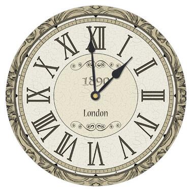 Годинники настінні круглі, 36 см Лондон 1890 CHR_K_15M047 фото №1