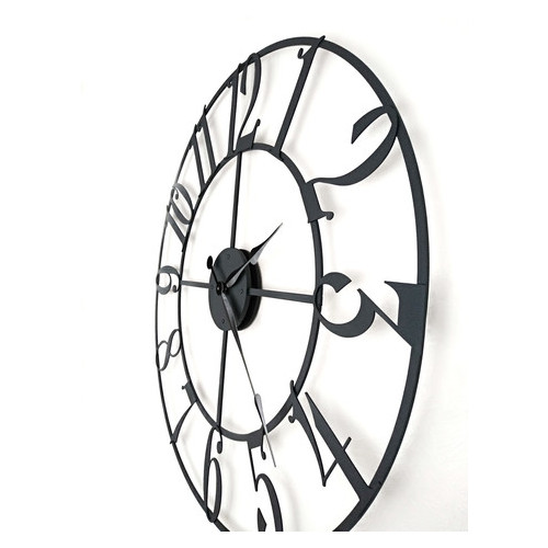Годинник настінний лофт черные Weiser PORTO (80см) фото №2