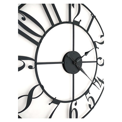Годинник настінний лофт черные Weiser PORTO (80см) фото №8