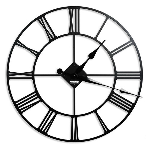 Годинник настінний лофт черные Weiser LONDON (60см) фото №1