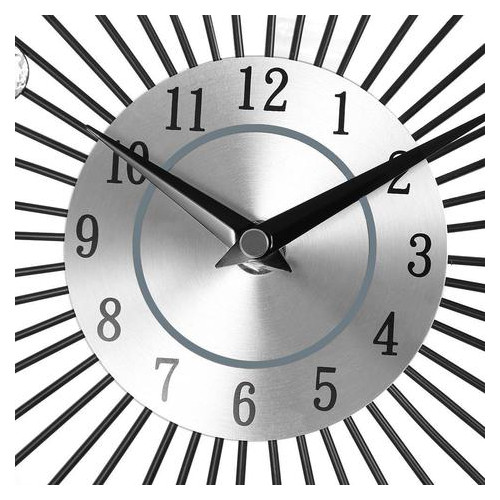 Настінний годинник метал стрази Ti-time Сонце (33х33 см) Best Time фото №5
