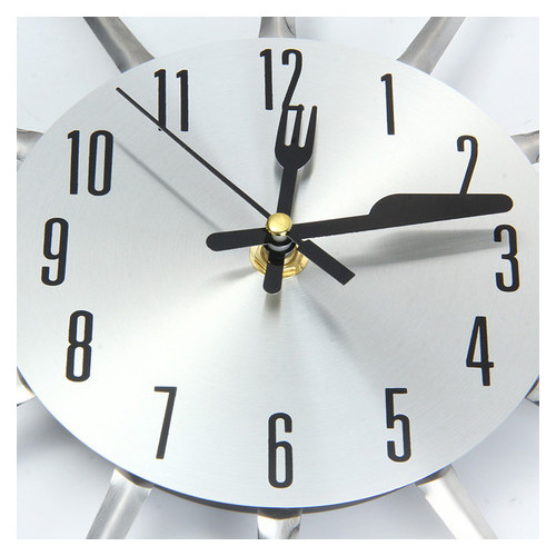 Настінні годинники на кухню Ti-time Ложки-вилки столові прилади 32 см фото №15