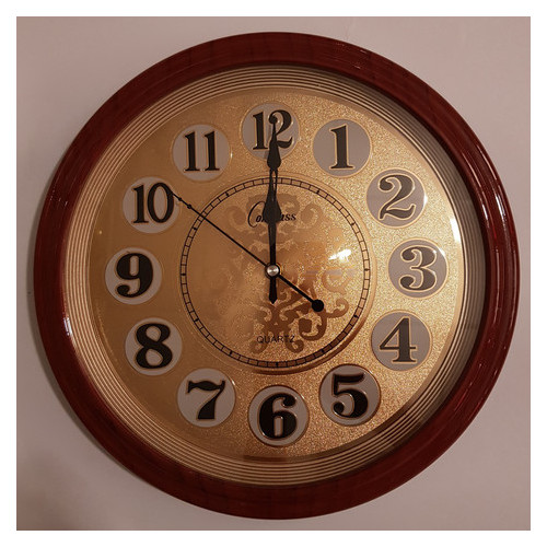 Настінний годинник Time Класика-58 Золото Круглий (32 см) фото №1