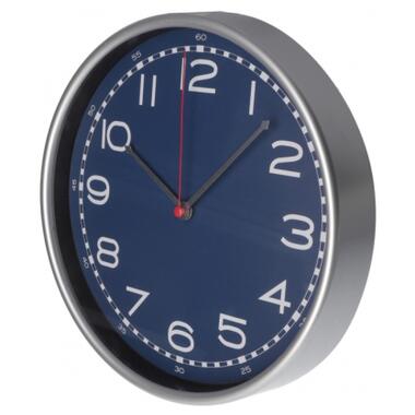 Настінний годинник Optima Speed пластиковий темно-синій (O52112) фото №2