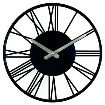 Настінний годинник Glozis Rome B-022 35х35 Black фото №1