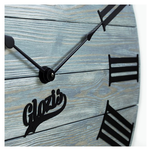 Настінний годинник дерев'яний Glozis Kansas Graphite A-053 60х60 фото №6