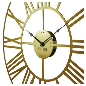 Великий настінний годинник  Glozis Cambridge Bronze B-034 70х70 фото №3