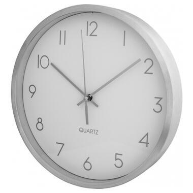 Настінний годинник Economix Promo TITANIUM металевий срібний (E51810) фото №2