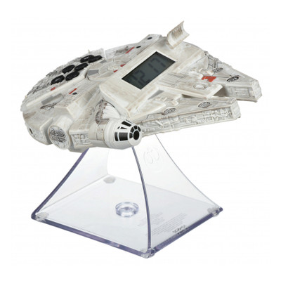 Радіогодинник eKids/iHome Disney Star Wars Millenium Falcon з нічником (SW-347.UFMV7) фото №1