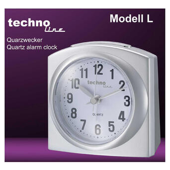 Годинник настільний Technoline Modell L Silver (Modell L silber) фото №3