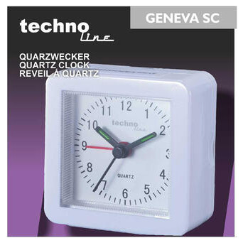 Годинник настільний Technoline Modell SC White (Modell SC weis) фото №4
