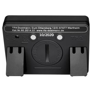 Будильник TFA з таймером та секундоміром, чорний, 59x14x42 мм (60201401) фото №3