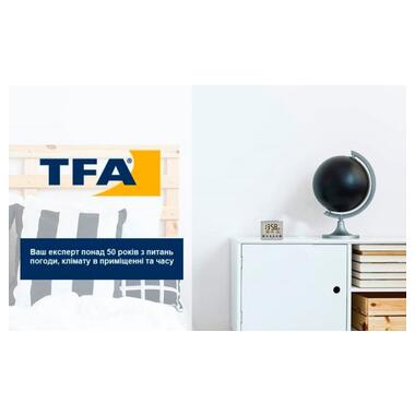 Будильник TFA з термометром, сріблястий, 99x42x90 мм (60256155) фото №5