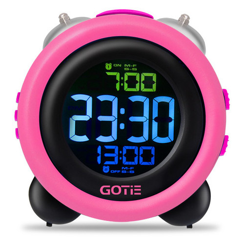 Годинник електронний Gotie GBE-300R Рожевий фото №3