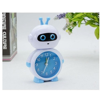 Дитячий настільний годинник-будильник Робот Кібер (R-4781) фото №2