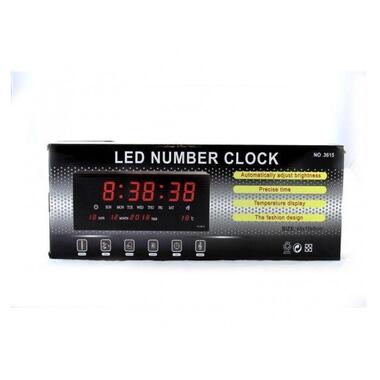 Настільні години LED Number Clock 3615, красні (42927-3615_394) фото №5