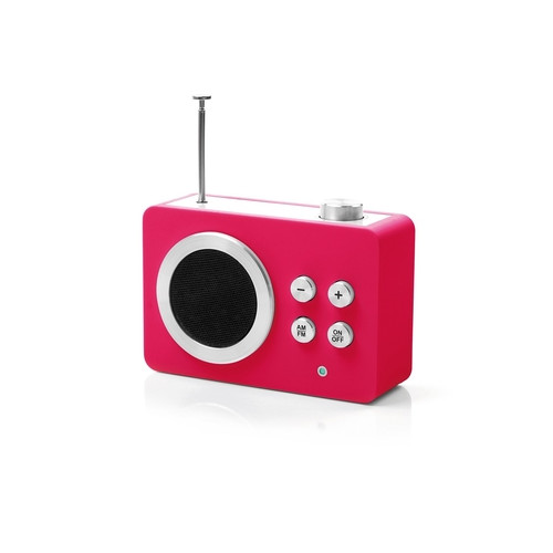 Радіоприймач Яскраві враження (AM/FM - MP3), рожевий фото №1