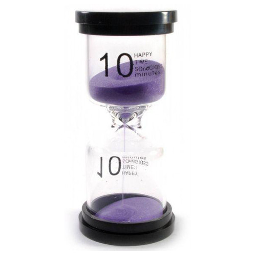 Годинник пісочний Duke на 10 хвилин фіолетовий 10 см (DN30777B) фото №1
