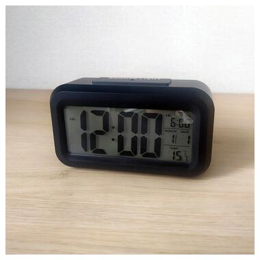 Настільний годинник-будильник AngCan AC-1019 Black фото №4