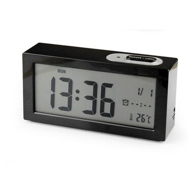 Настільний годинник-будильник-нічник AngCan AQ-138 Black фото №1