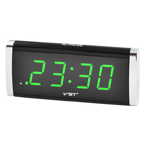 Настільний годинник із зеленим підсвічуванням VST 730 (ZE35008405) фото №1