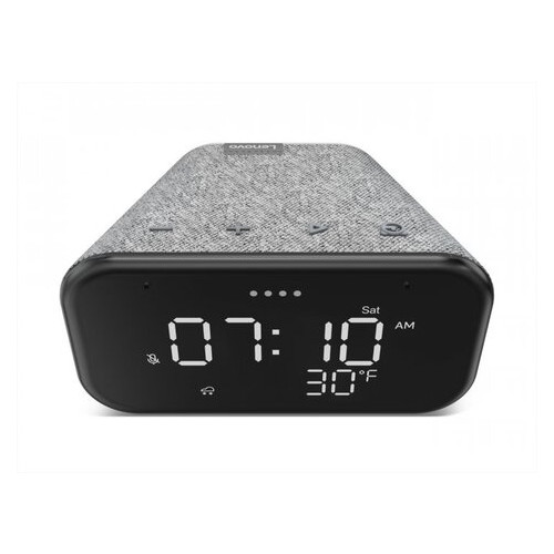 Смарт-дисплей Lenovo Smart Clock Essential Grey (ZA740005US) фото №3