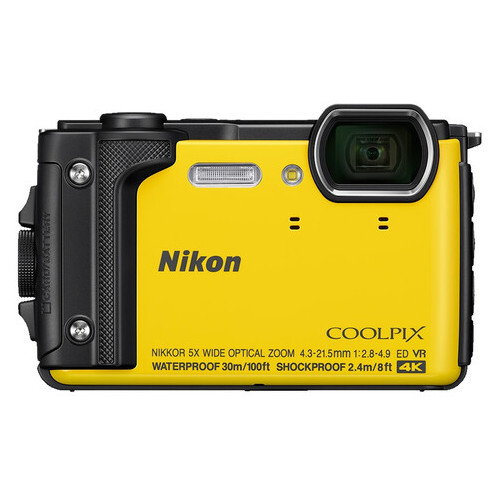 Цифровая фотокамера Nikon Coolpix W300 Yellow (JN63VQA072E1) фото №1
