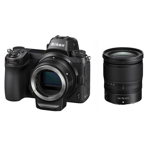 Цифровая фотокамера Nikon Z 6 + 24-70mm f4 + FTZ Adapter Kit (JN63VOA020K003) фото №1