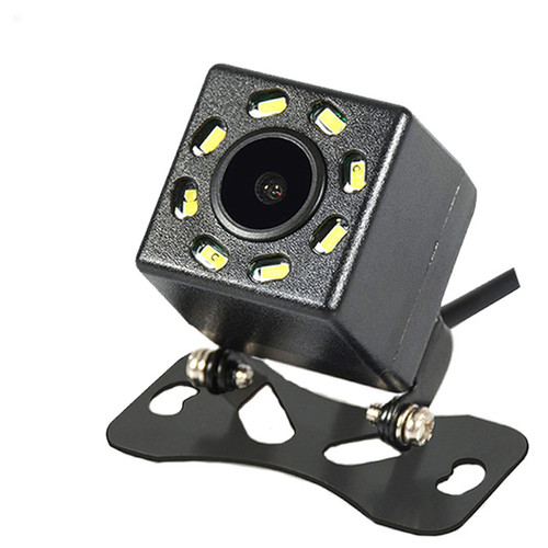 Автомобільна камера заднього виду Lesko JF-018 універсальна для автомобіля 8 LED фото №1