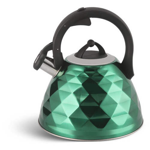 Чайник із свистком Edenberg EB-8821-Green 3 л зелений фото №1