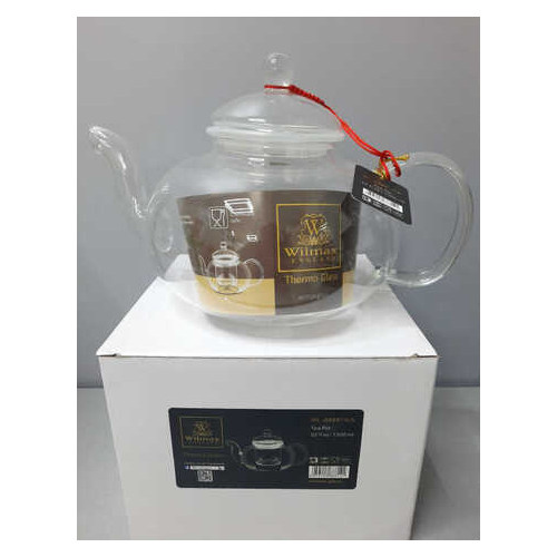 Чайник-заварник Wilmax Thermo 1550 мл із фільтром зі скла 888814 WL фото №3