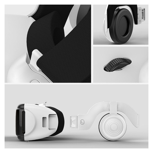 Окуляри віртуальної реальності Shinecon SC-G06E із навушниками Білий фото №7