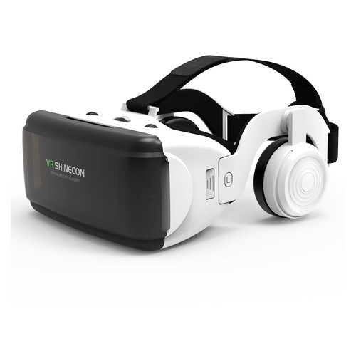 Окуляри віртуальної реальності Shinecon SC-G06E із навушниками Білий фото №8