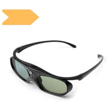 3D окуляри XPRO XGIMI DLP-Link чорні (A00052_999) фото №1