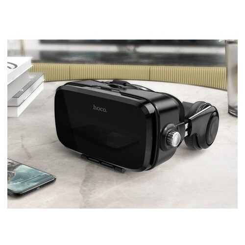 3D очки виртуальной реальности Hoco VR DGA03 Black (12736) фото №8
